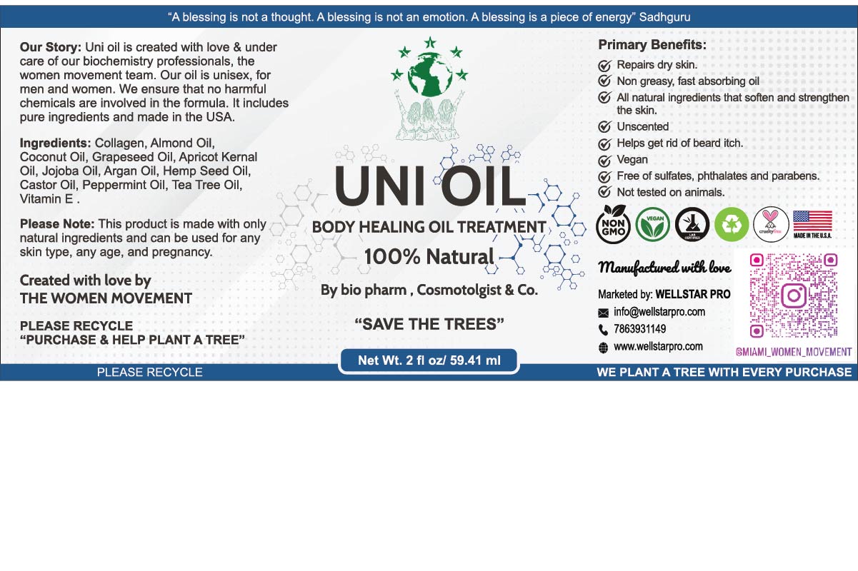 UNI OIL - BODY HEALING  OIL TREATMENT