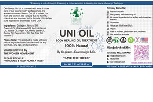 UNI OIL - BODY HEALING  OIL TREATMENT